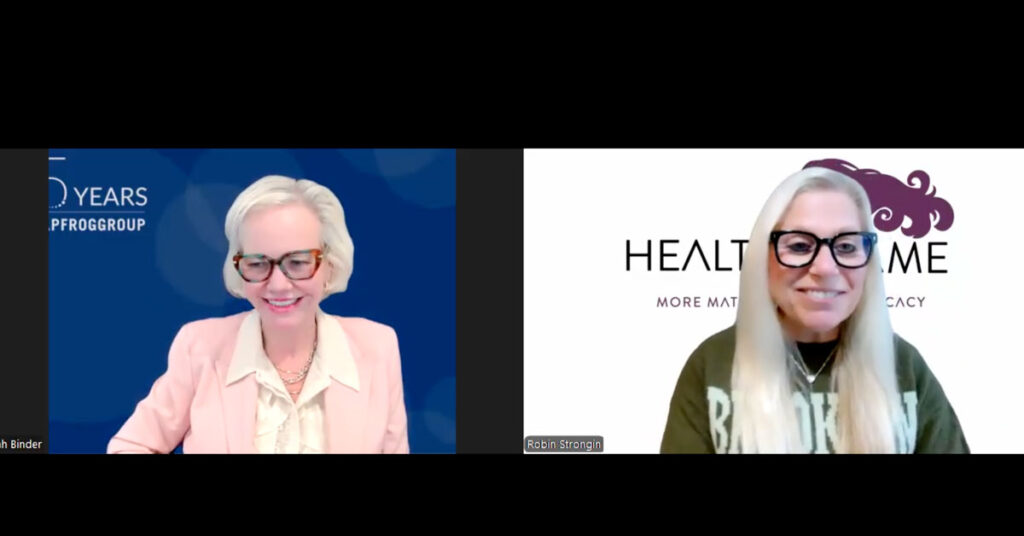 Health Dame Interview with Leah-Binder